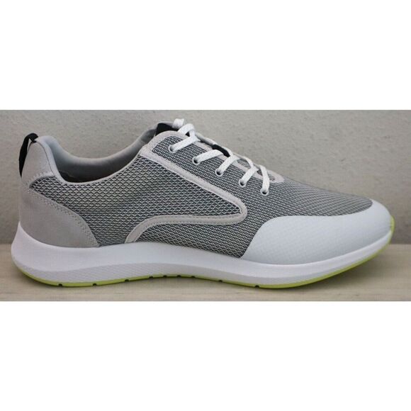 Vince Camuto Men's Sz 10M White/Nimbus 2-Tone Emmitt Mesh Sneakers - Picture 6 of 11